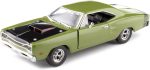 Motormax 1969 Dodge Coronet Super Bee, Green 73315AC/GN - 1/24 Scale Diecast Model Toy Car - Image 2