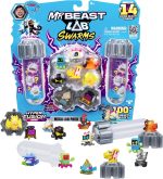 MrBeast Lab Swarms Series 3, Hyper Fusion Series, 14 Pack Collectible Micro Beasts, 14 Collectible Stickers & 4 Fusion Caps to Build Out Your Own MrBeast Lab - Milk Bones - Image 2