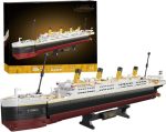 NETEHU Titanic Boat Model Building Blocks Set, 1465 Pieces Mini Bricks Cruise Ship Model，DIY Educational Titanic Toys for Alone At Home - Image 2