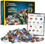 National Geographic Polished Stones and Crystals 2 Lb. Bulk Collection | 2 Lbs. of 3/4-Inch Tumbled Stones, 4500+ Carats, Real Rocks and Crystals, Bulk Craft Supplies, Gemstone Geology Activity - Image 2
