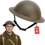 Nicky Bigs Novelties Military Helmet, US Army Helmet, WW2 Helmets, Army Hat, Green Helmets, US Soldier Costume - Image 2