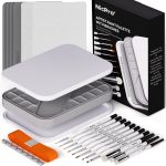 Nicpro Miniature Painting Kit with Wet Palette, Detail Paint Brush Drybrush | 11PCS Detail Paint Brushes Drybrush, 100PCS Wet Pallet Paper, 4PCS Sponge, Brush Holder, For Miniature Model Painting - Image 2