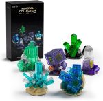 Nifeliz Rocks & Minerals Collection B Building Set, NF10363 | 6 Mineral Models for Adults,Creative Rock Display for Desk Decor and Nature-Inspired Gift for Home Decor Lovers - Image 2