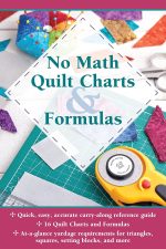 No Math Quilt Charts & Formulas (Landauer) Easy and Accurate Pocket-Size Carry-Along Reference Guide with At-a-Glance Quilting Yardage Requirements for Triangles, Squares, Setting Blocks, and More - Image 2