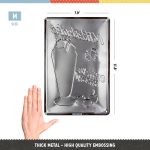 Nostalgic-Art Retro tin sign, 7.9" x 11.8", Milkshake – Gift idea for diner fans, made of metal, vintage design | Made of metal, vintage design, tin signs sayings, gift idea for diner fans - Image 2