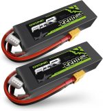 OVONIC 3s Lipo Battery 50C 2200mAh 11.1V Lipo Battery with XT60 Connector for RC Airplane Helicopter Quadcopter RC Car Truck Boat(2 Packs) - Image 2