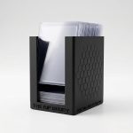 Original Toploader & Penny Sleeve Station, Black | Dual-Compartment, Holds 250 Penny Sleeves, Up to 45 Top Loaders Horizontally or 60 Vertically, Sports Cards & TCG, 4.75x4.25" - Image 2