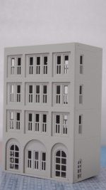 Outland Models Railway Modern City Building 4-Story House/Shop N Scale 1:160 - Image 2