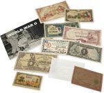 Pacific War Collection - 10 Banknotes Used During World War II Certificate of Authenticity Included - Image 2