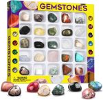 Piano Potato Rocks Collection 25PCS Rock and Mineral, STEM Geology Toy 6-12 | Tumbled Stones & Healing Crystals, Gemstones for Kids Learn Mineral Properties, Great Gift for Young Rock Collectors - Image 2