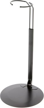 Plymor DSP-10B Black Adjustable Doll Stand | Fits 16, 17, 18, 19, 20, 21, 22, 23, and 24 inch Dolls or Action Figures, Waist is 2.5" - 3.5" wide, 7" - 9" around - Image 2