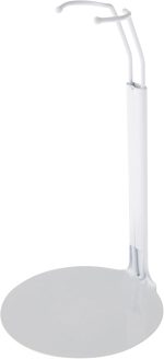 Plymor DSP-5125W White Adjustable Doll Stand | Fits 10, 11, and 12 inch Slim Waist Dolls, Waist is 1.125" - 1.5" wide, 3.25" - 4" around - Image 2