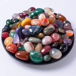 Polished Colorful Healing Crystal Stone Set, 72 Pcs 0.5" Tumbled Gemstones, Bulk Decorative Pretty Rocks Collection for Meditation, Reiki, Grounding, Vase Filler, Mancala Stones and Crafts - Image 2