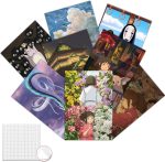 Pounchi Anime Posters (8 Pcs 11.2" x 16.5") with Glue Dots | Japanese Anime HD Printing Poster, Unframed Version for Room Bedroom Club Wall Art Decor for Teens - Image 2