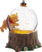 Precious Moments Disney Winnie the Pooh Musical Snow Globe – “For the Love of Hunny” Collectible with Floating Bees, Resin and Glass, 5.6" Tall, Plays Classic Pooh Theme #171708 - Image 2