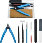Professional 8 PCS Model Tools Kit Modeler Basic Tools Craft Set Hobby Building Tools Kit for Gundam Car Model Building Repairing and Fixing(A) - Image 2