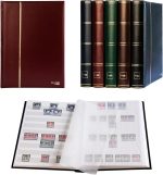 Prophila Stamp Album Stockbook 60 White Sides, Padded Red Cover - Image 2