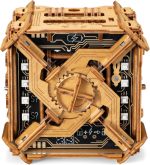 Puzzle Potato Tesla Box - Electronic Puzzle Box - Escape Room Game in a Box - Brain Teaser - 3D Wooden Puzzle for Adults - Money Puzzle Box for Cash Gift - Birthday GiftBox MoneyBox - Image 2