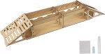 RC Crawler Bridge Obstacle Ramp, Detachable Climbing Bridge Track for 1/18 1/24 Scale RC Crawler Cars, Tabletop RC Rock Crawling Course Accessory - Image 2