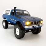 RC Crawler WPL C24 RC Rock Crawler RC Truck 4x4 Off Road RTR | 1/16 Scale Remote Control Truck All Terrain 2.4 GHz with Proportional Steering LED Lights Hobby Toys Adult - Image 2