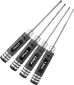 RC Hex ScrewDriver Set - 4pcs 1.5mm 2.0mm 2.5mm 3.0mm RC Tool Kit | Hex Allen Screwdriver Kit for RC Car 1/10, Helicopter & Repair Tools, Durable RC Screwdriver Set for Precision Maintenance - Image 2