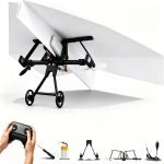 RC Paper Airplane Kit, DIY RC Plane for Hobbyists, Pilots, Beginners | DIY Drones Paper RC Airplane Motor Kit with Gyro Stabilizer, Dual Propellers, Lightweight, Easy to Fly (Paper Not Included) - Image 2
