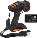 RC Radio System 4CH 2.4G RC Transmitter with Receiver and Lanyard Anti-Jamming Remote Controller for 1/10 1/12 1/14 1/16 1/18 1/24 RC Car Crawler Boat - Image 2