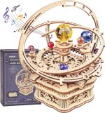 ROKR 3D Puzzles for Adults-Starry Night Music Box Kit-Wooden Puzzles Science Gifts for Adults-Gifts for Teenage Boys Girls - Image 2
