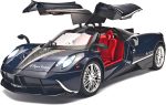 RZAPE Car Toys for Boys 1 18 Scale Diecast Cars Compatible for Pagani Huayra Dinastia Model Car Kits Collection,Metal Pull Back Cars with Light and Sound,Toy Cars for Boys Age 4-7（Blue） - Image 2