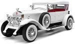 RZAPE Model Car Kits Adults and Boys 1/24 Diecast Cars Phantom Generation Vintage Car Collectibles,Die Cast Metal Pull Back Cars with Lights and Sounds,Toy Cars for Boys Age 3-12（White） - Image 2