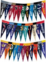Rico Industries NFL Football Complete 4" x 9" Felt Mini Pennant League Set (Includes ALL Teams) - Image 2