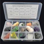 Rock & Mineral Collection Kit for Adults and Kids Natural Rocks for Tumbling Polishing Gemstone Raw Crystals Rough Stones for Wicca & Reiki (15Pcs) - Image 2