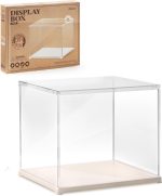 Rolife Display Box for Hobby Collectibles | Tool-free Assembly, Clear Acrylic Display Case for Miniature House, Dust Cover Showcase Clear Stackable Storage Bin - Image 2