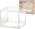Rolife Dust Cover for Miniature House Building Sets Dsplay Case, Stackable Acrylic Display Box for Collectibles Storage Box with Door Dustproof Prevention (10.6x8.6x8.5inch) - Image 2