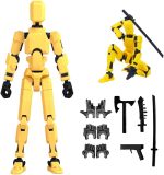 Rugwun Dummy Robot 13 Action Figure, Titan 13 Action Figure, Multi-Jointed | Assembly Completed, 3D Printed Action Figure for Creative Photography Projects, Stop Motion, and Short Video Content - Image 2