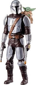 STAR WARS The Mandalorian & Grogu Bounty Blaster, 11-Inch Action Figure with Sound Effects, Interactive Toys for Boys & Girls Ages 4+ | Action Figure, Sound Effects, Interactive Toys, Boys & Girls - Image 2