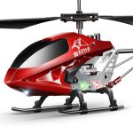 SYMA S107H-E RC Helicopter for Kids, Alloy Body, Altitude Hold, Red | One-key Takeoff/Landing, 2-Speed Control and Gyro stabilization for Easy Indoor Flying, with Low-battery and Motor Protection - Image 2