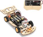 Self-Centering Steering Remote Control Car，STEM Projects for Kids Ages 8-12，Engineering kit, DIY rc car kit, STEM Kits for Kids Ages 8-12 - Image 2