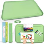 Silicone Art Mat for Crafts with Raised Sides to Stay Tidy, 24" x 16" | Waterproof, Non-Slip, Non-Stick, Paint Craft Mats for Clay, Resin, Slime, Jewelry-Making & Crafts Creation, Green - Image 2