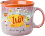 Silver Buffalo Gilmore Girls High Gloss, Ceramic Camper Mug, 20oz | Luke's Diner, Cafe Logo, 0.59 Liters - Image 2
