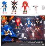 Sonic The Hedgehog 3 Movie Action Figures 2.5-Inch Movie Collector Toy Figure Multi-Pack Includes Knuckles Shadow Buzz Bomber & Drone- Officially Licensed Toys - Image 2