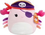Squishmallows 10-Inch Halloween Cailey Pirate Crab Jazwares Plush Toy | Soft Squishy Collectible Halloween Spooky Costume Festive Decor Pillow Stuffed Animal Toy Gift for Kids, Boys & Girls - Image 2