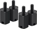 Steel RC Wheels Hubs Hex +20mm Extended Wheel Spacers for AXIAL SCX6 Upgrades 1/6th RC Crawler Car Parts - Image 2