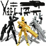 T13 Action Figure,Dummy Robot 13 Action Figure Multi Jointed Desk Display | 3D Printed Action Figure for Patrol Pose,Game Room Decor,Action Setup,Photo Props,Birthday Gifts and Fans - Image 2