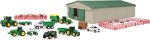 TOMY John Deere Die-Cast Farm Toys Playset - 1:64 Scale - Includes Farm Animals, Machine Shed, Toy Tractors, Toy Trucks, and Farm Tools - 70 Count - 8 Years and Up - Image 2