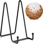 TR-LIFE Plate Stands for Display - 6 Inch Stand + Metal Frame holder stand Picture, Decorative Plate, Book, Photo Easel (2 Pack) - Image 2