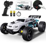 Tecnock RC Cars Remote Control Car for Kids, 1:18 Scale 20 KM/H 2WD Offroad Buggy, 2.4GHz RC Racing Car with USB-C Easy Charging & 50 Mins Playtime, Toys Gifts for Boys & Girls - Image 2