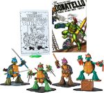 Teenage Mutant Ninja Turtles: Original Sketch Collector Figure with Comic Book by Playmates Toys - Image 2