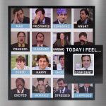 The Office Mood Magnet,The Office Gifts for TV Show Fans, Funny Magnets for Fridge,Today I'm Feeling - Image 2