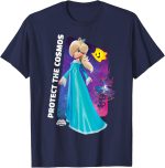 The Super Mario Bros. Movie Rosalina Protect The Cosmos Galaxy T Shirts Tees for Men and Women - Image 2